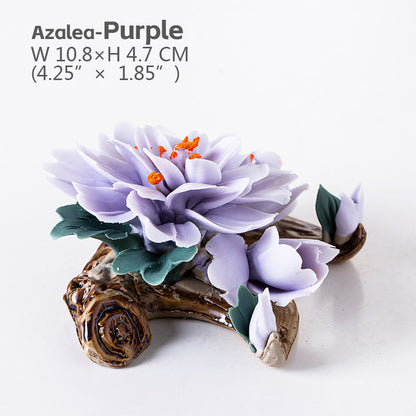 Essential Oil Passive Porcelain Flower Diffuser Handmade