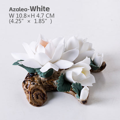 Essential Oil Passive Porcelain Flower Diffuser Handmade