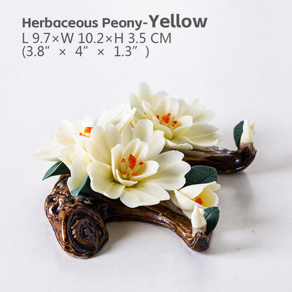 Essential Oil Passive Porcelain Flower Diffuser Handmade